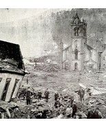 Hulburt House Ruins 1889 Johnstown Flood Victorian Print Pennsylvania DW... - $24.99