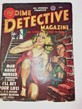 Dime Detective Pulp Magazine September 1948 Good Minus Condition - $24.99