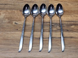 Oneida Twin Star Atomic Starburst Community Stainless Steel Long Teaspoons (5) - £15.94 GBP