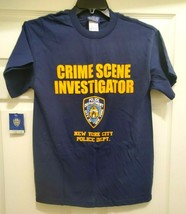 Crime Scene Investigator Mens M Tshirt City Of New York Police Department  - £19.27 GBP