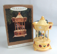 1996 Hallmark Keepsake Ornament Magic Series Tobin Fraley Holiday Carousel - $10.62