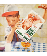 1954 Kellogg&#39;s Corn Flakes Cereal Advertisement Vintage Breakfast Foods ... - $553.22 MXN
