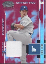 2003 Leaf Certified Materials Red Materials Hideo Nomo 86 Dodgers 037/250 - £11.95 GBP