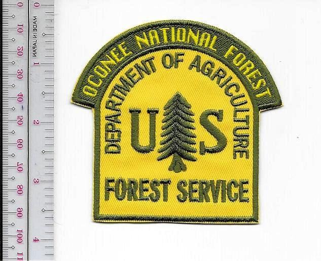 cNational Forest USFS Georgia Oconee National Forest US Forest Service S... - $9.99