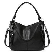 FUNMARDI Vintage Retro Tote Bag Clic PU Leather Crossbody Bag Large  Bag Women   - £146.16 GBP