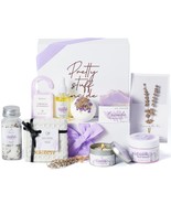 Gifts for Women Spa Gifts Lavender Bath Gift Baskets Mothers Day Relaxin... - £39.75 GBP