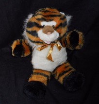 12&quot; Vintage Chosun Baby Orange &amp; Black Striped Tiger Stuffed Animal Plush Toy - £22.02 GBP