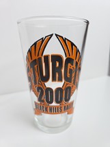Sturgis 2000 Black Hills Motorcycle Rally Collectible Drinking Glass  - $13.00
