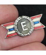 Sterling Silver WWII Army Navy &quot;E&quot; Production Award vintage 925  1” - $274.97 MXN