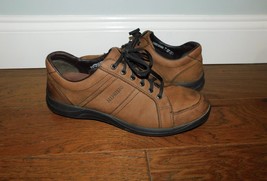 Mephisto Sz 11.5 Hero Sneakers Brown Nubuck Leather Air-Jet Shoes Mens N... - $38.60