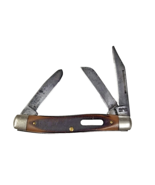 Vintage ~Schrade Old Timer 80T ~ stockman 3 blade pocket knife ~ Made in... - $26.73