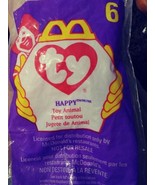 Ty HAPPY HIPPO Teenie Beanie Baby 6 Mcdonalds Happy Meal Toy Animal Coll... - £39.23 GBP