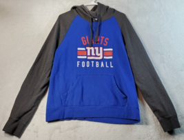 New York Giants Team Apparel Hoodie Mens Medium Blue Gray Long Sleeve Fo... - $18.36