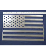 METAL USA FLAG WALL ART SIGN FOR GARDEN HOME GARAGE  24&quot; x 15&quot; MADE IN T... - £29.53 GBP