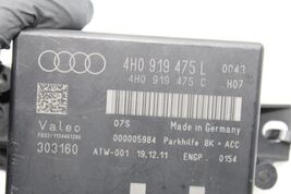 Chassis ECM Driver Park Assist Trunk Area Fits 12 AUDI A6 69834 image 7