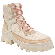 Sorel Women Brex Boot Cozy Lace WP Size US 11 Nova Combat Boots Sand Sea Salt - $123.75