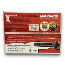 Magnavox SDTV DTV Digital To Analog Converter Box TV Tuner TB100MW9 - £35.81 GBP