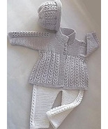 BABY 4 PIECE KNITTED OUTFIT - £35.38 GBP