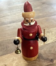 German Räuchermann Smoker Erzgebirge Incense Burner Wood Man Figurine Vi... - $38.00