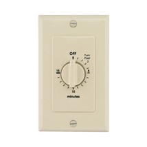 Reliance Controls WB015Y Spring-Wound in-Wall Timer, 15-Minute, Ivory - £28.46 GBP