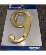 Solid Brass House Number 4” - $6.70 CAD