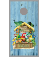 No Shoes No Shirt No Problem Wood Margaritaville Cornhole Decal Wrap - $29.99 - $69.95