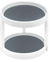 2-Tier Multi-Use Turntable Spinner 360 Rotating Sturdy Rack Organizer - NEW - $12.86