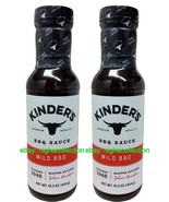 ( LOT 2 ) NewKinder&#39;sPremium Quality Mild BBQ Sauce 15.3 ozEa Food Spice... - $326.70 MXN