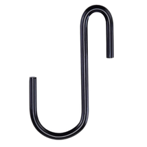 Rivexy 10 Pack Black S Hooks for Hanging Plants and Pots, Kitchen Utensils, Clot - £7.24 GBP