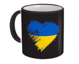 Ukrainian Heart : Gift Mug Ukraine Country Expat Flag Patriotic Flags Na... - £12.43 GBP