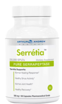 Serretia Pure Serrapeptase - 500 MG (90 Capsules) - $92.99
