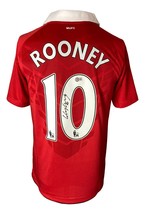 Wayne Rooney Signé Manchester United Rouge Nike M Football Jersey Bas - $261.88