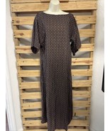 Vintage Handmade Geometric Shape Sack Dress Mid Century Woman&#39;s OSFM KG - $936.77 MXN
