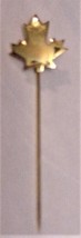 Vtg Crown Trifari Gold Plated Maple Leaf Stick Pin - £21.91 GBP