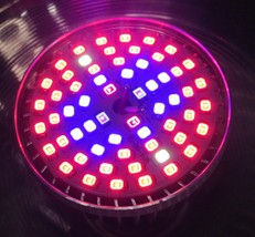 New 60 LED 120V LED Grow Light E26 for Plant Hydroponic Full Spectrum - £5.99 GBP