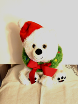 Christmas Animated Singing &quot;Let it Snow&quot; Polar Bear Plush - Lights/Sound... - £19.97 GBP