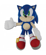 Sega Sonic The Hedgehog 10&quot; Movable Plush Figurine Blue - £35.94 GBP
