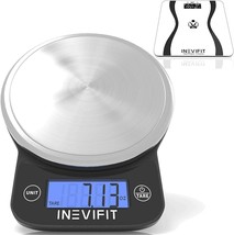 Inevifit Body Analyzer Scale &amp; Digital Kitchen Scale Fitness Bundle, Com... - £78.20 GBP