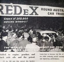 1954 REDeX Oil Lubricant Import Advertisement Autocar Automobilia DWPP11 - $42.03 CAD