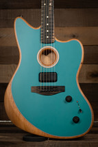 Fender American Acoustasonic Jazzmaster, Ebony FB, Ocean Turquoise - £1,328.27 GBP