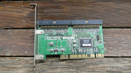 Vintage Ide PCI Raid Controller PROMISE FastTrak 100 TX2 Udma 2xIDE Conn... - £16.15 GBP