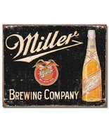 Miller Brewing High Life Bottle Beer Retro Label Bar Wall Decor Metal Ti... - £12.69 GBP