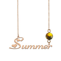Ethan Name Necklace, Taylor Name Necklace, Summer Name Necklace Best Chr... - £14.32 GBP