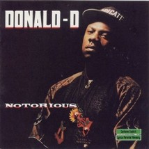 Donald D - Notorious U.S. Cd 1989 12 Tracks Rare Htf Collectible - $34.99