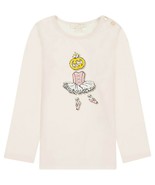 NWT 100% AUTH Gucci Baby Long Sleeve T-Shirt with Printed &#39;GG&#39; Ballerina  - £116.14 GBP