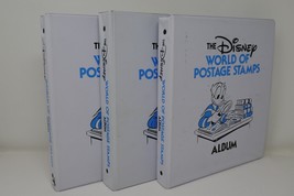 Disney World of Postage Stamp Albums 1980s 3 Binders - £194.86 GBP