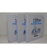 Disney World of Postage Stamp Albums 1980s 3 Binders - £191.83 GBP