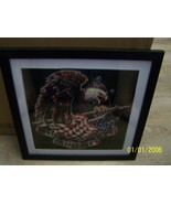 Hand Diamond Art Painting a flying Eagle with the American Flag These Co... - £47.90 GBP