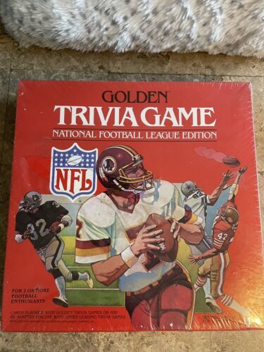 Vintage Golden Trivia Game National Football League Edition  - 1984 - New In Box - $18.70
