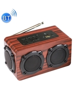 KingNeed S409 Wooden Portable Speaker 5W + 2 BASS + WIFI BT + Free Call ... - £49.13 GBP